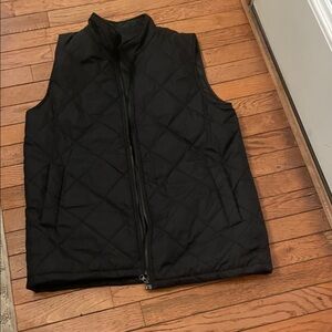 Womens Black Quilted Vest